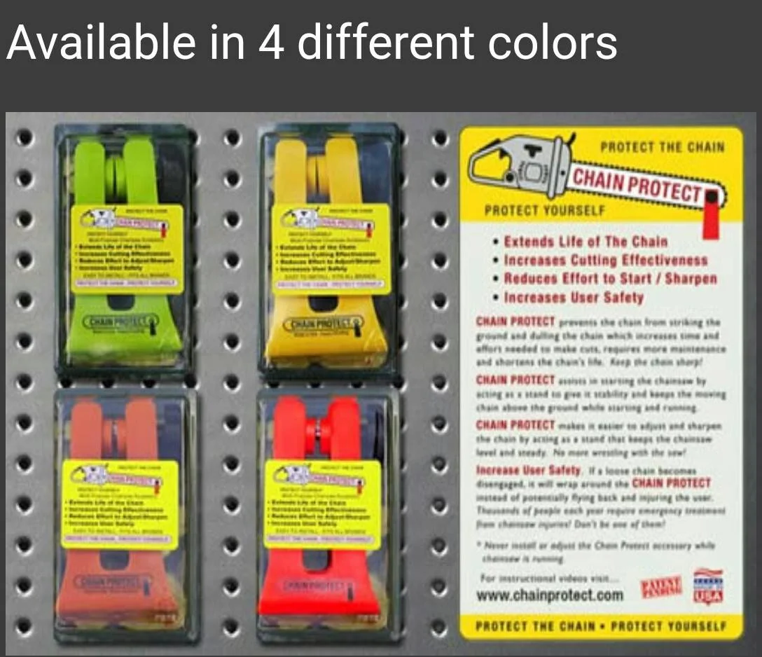 Chain Protect product available in four colors